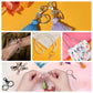 Lot de 20/30/50/70/90/120/150/180 Porte-Clés et Anneaux Métal – Mousquetons + Anneaux pour Bricolage, DIY ou Organisation
