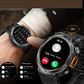 Montre Connectée Sport Homme Étanche – 100+ Modes, GPS, Lampe LED & Autonomie XXL
