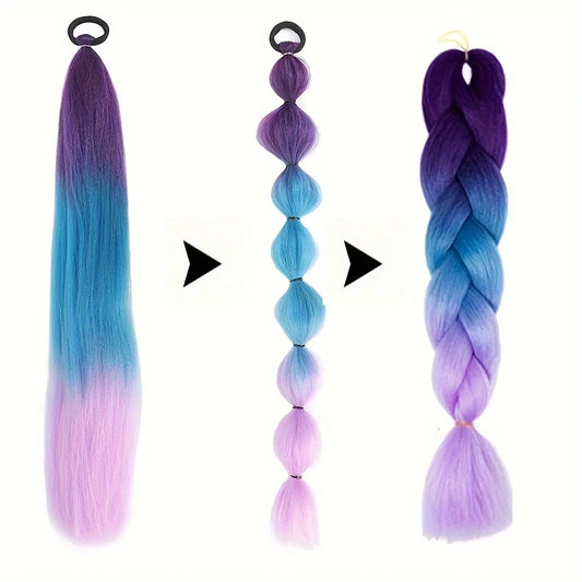 Mèches Synthétiques  – Extension Cheveux Colorée pour Tresses et Coiffures Fantaisie