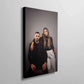 Toile photo personnalisée sur cadre – Portrait imprimé haute qualité pour déco bureau ou murale