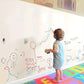 Sticker Tableau Blanc Effaçable pour Mur – Grande Surface Autocollante pour Dessin et Apprentissage en Classe