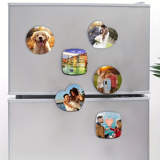 Magnets personnalisés avec photo – Décoration aimantée pour frigo ou bureau