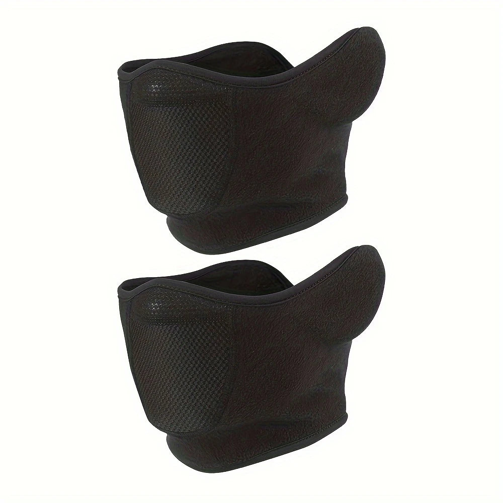 Masque Hiver avec Cache-Oreilles Intégrés pour Homme – Protection Thermique Coupe-Vent en Polaire Respirante