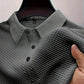 Polo de Golf Homme Respirant – Tissu Texturé avec Col à Boutons