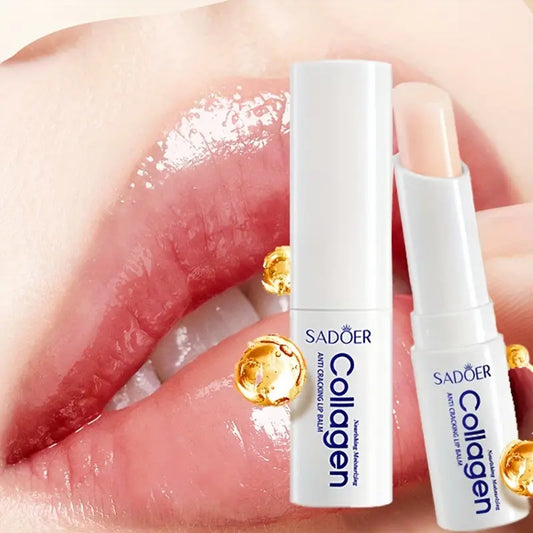 Baume à Lèvres Anti-Gerçures au Collagène – Hydratation Intense & Effet Repulpant Naturel SADOER