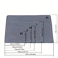 Tapis Antidérapant et Imperméable pour Animaux – Nettoyage Facile, Plusieurs Tailles Disponibles (XS à XL)