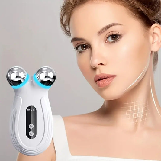 Appareil de Massage Visage Liftant – Soin Anti-Âge par Microcourants pour Raffermir & Tonifier la Peau