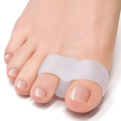 Séparateur d’Orteils en Gel Silicone, coloris Blanc
