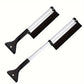 Brosse et Grattoir à Neige pour Voiture – Manche Long Aluminium, Idéal pour Pare-Brise et Vitres