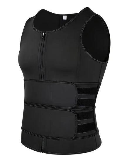 Gilet Sculptant Homme - Débardeur de Compression Ventre Plat & Maintien Dorsal