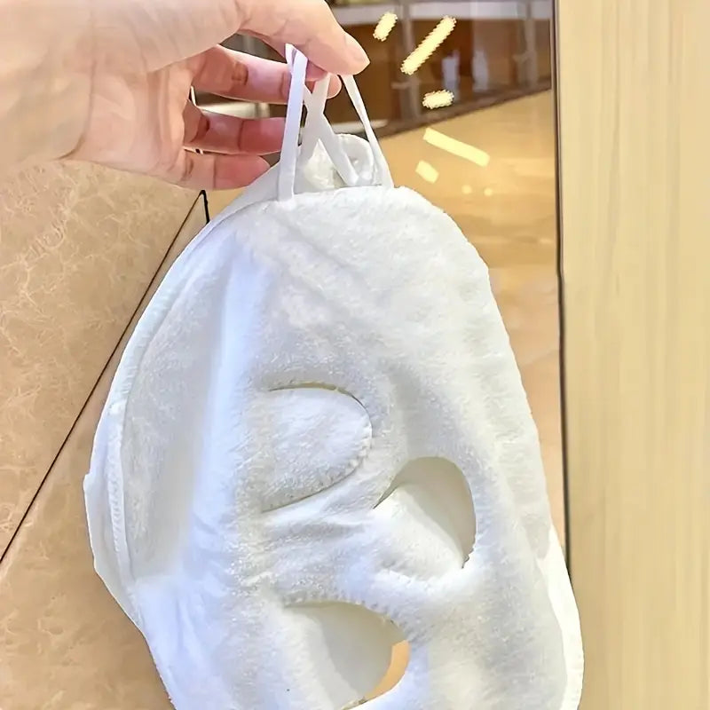 Masque Visage Réutilisable en Coton – Compresse Chaude ou Froide, Soin Relaxant & Hydratant à Domicile