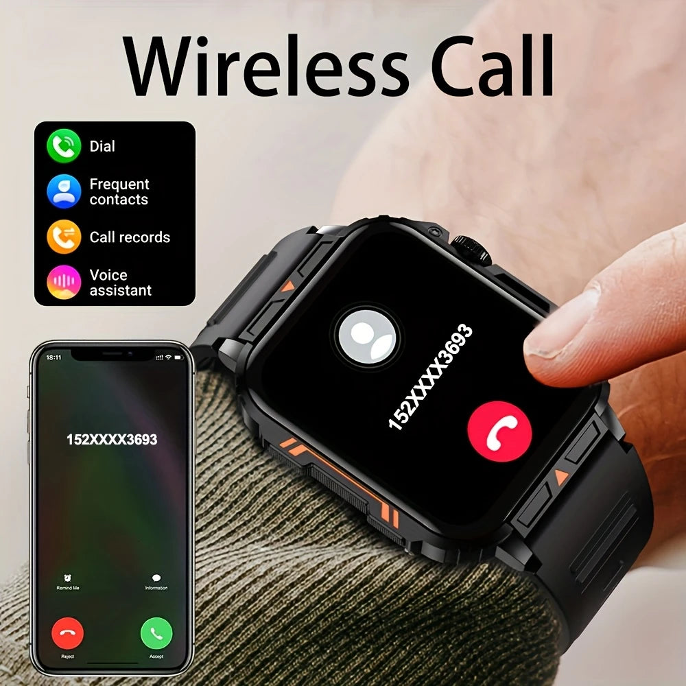 Montre Connectée SENBONO Ultra HD – Écran Rétina, Suivi Santé & Sport, Look Futuriste