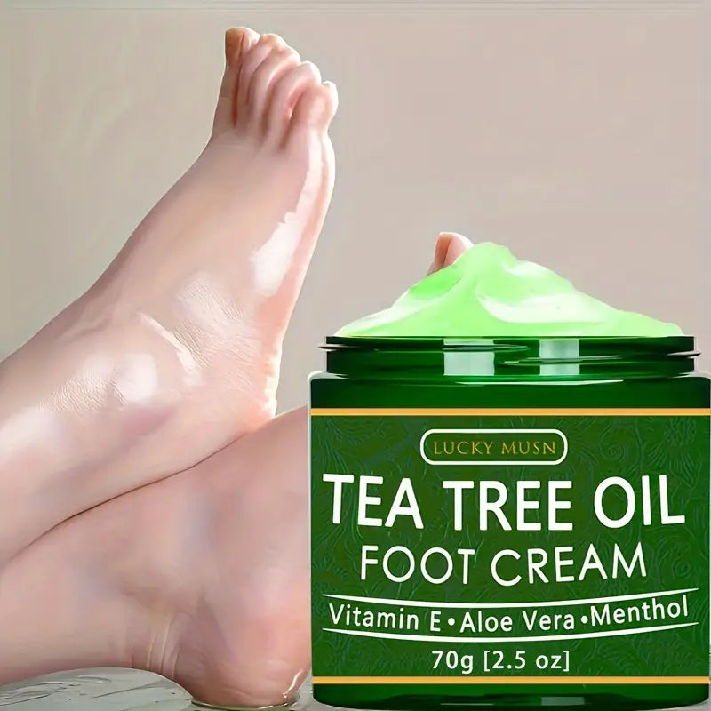 Crème Pieds au Tea Tree – Hydratation Intense