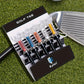 Lot de 5 Tees de Golf Rétractables avec Cordon – Résistants et Colorés pour Entraînement & Parcours