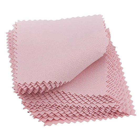 Lot de Chiffons en Microfibre pour Bijoux – Lingettes Douces Antirayures pour Nettoyage et Polissage Précis