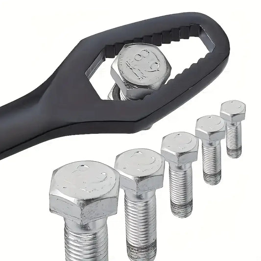 Clé à molette universelle multi-tailles – Outil antidérapant pour écrous et boulons