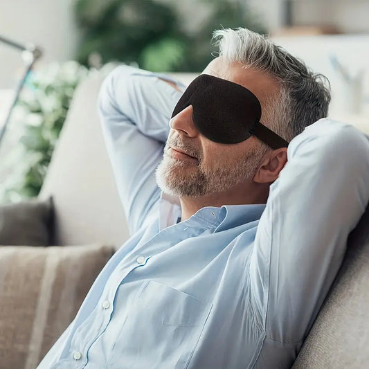 Masque de Sommeil Confort Premium – Bloque la Lumière pour un Repos Réparateur et des Yeux Détendus