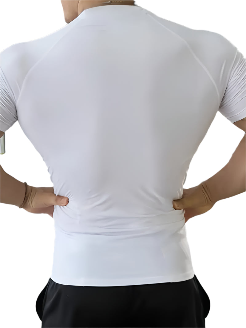 Maillot de Corps Gainant Manches Courtes pour homme - Affine la Silhouette & Respirant