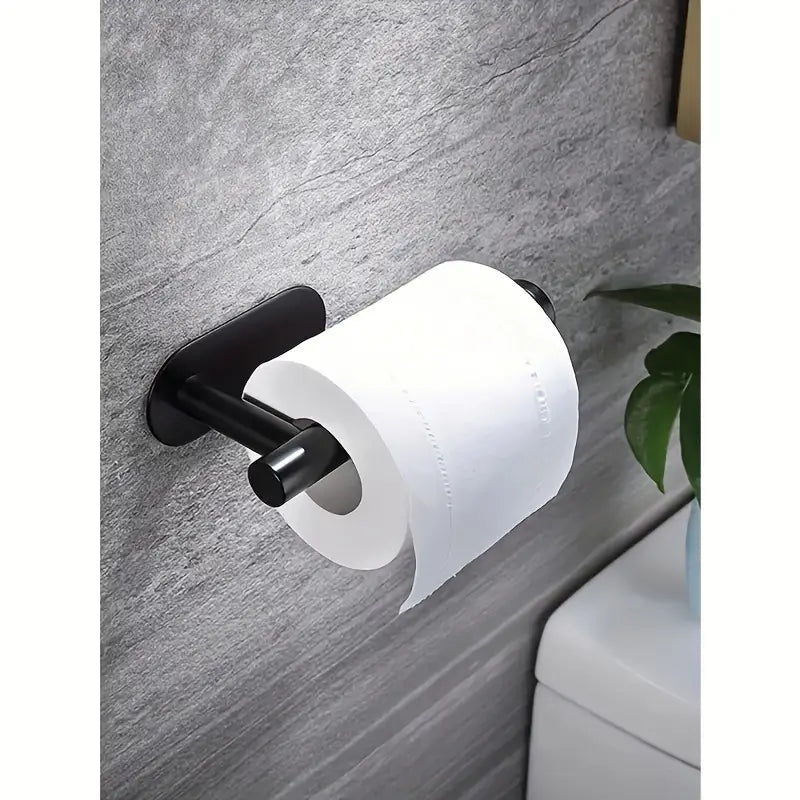 Porte-Papier Toilette Inox Autocollant – Support Mural Sans Perçage pour Salle de Bain Moderne
