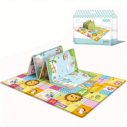 Tapis de Jeu Pliant pour Bébé – Tapis Éducatif Coloré et Antidérapant pour Chambre et Aire de Jeu