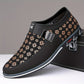 Mocassins habillés pour hommes avec des couleurs assorties, coloris Beige