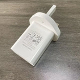 Chargeur Mural USB 5V 3A – Adaptateur Secteur Universel UK, coloris Blanc