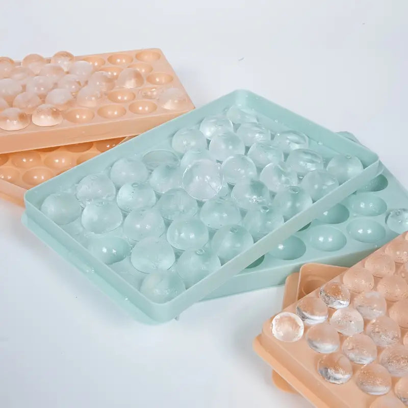 Bac à Glaçons Demi-Sphères en Silicone – Moule Grande Capacité pour Glace Ronde, Facile à Démouler
