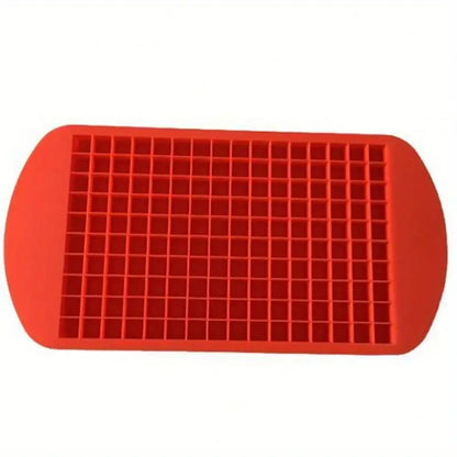 Moule à glaçons silicone 160 mini cubes, coloris Rouge
