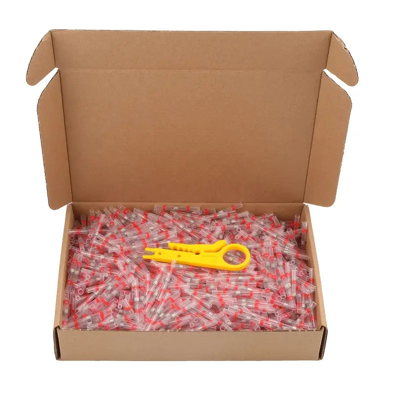 Kit Connecteurs Thermorétractables avec Outil de Dénudage – Solution de Raccordement Électrique pour Électronique Industrielle