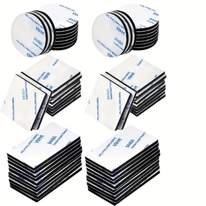 Pastilles adhésives double face 3M – Carrées et rondes, ultra-fortes pour fixation murale, bricolage et objets du quotidien