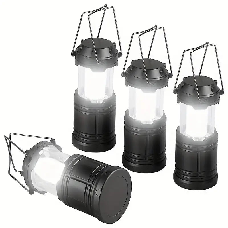 Lot de lampes de camping LED ultra lumineuses – Lanternes portables pliables pour randonnée et bivouac