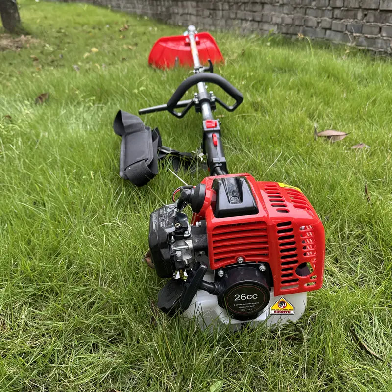 Débroussailleuse Thermique 26cc Coupe-Bordures Puissant pour Jardin et Entretien des Espaces Verts