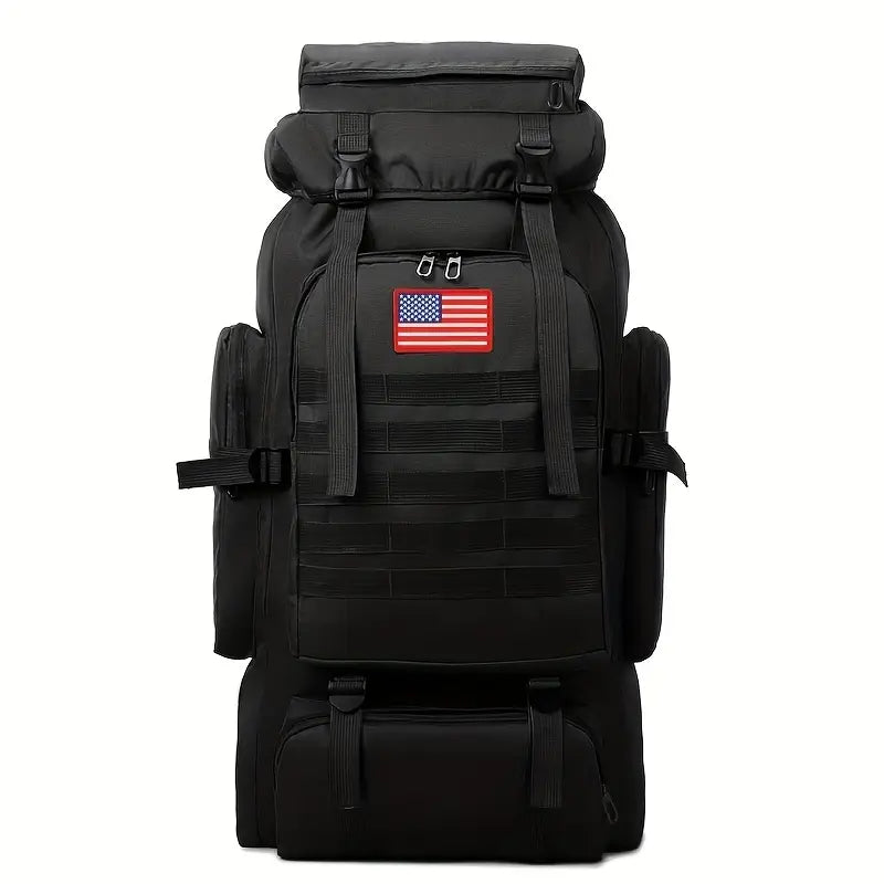 Sac à dos randonnée militaire 70L Grande capacité, camouflage étanche et ultra-résistant