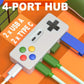 Hub USB Multiport 4 Ports – Design Manette Rétro Gaming pour PC et Laptop | Hubs et Adaptateurs