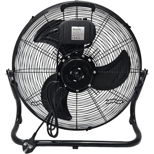 Ventilateur puissant sur pied Sentik – Grand débit d’air silencieux, 3 vitesses réglables, idéal maison et bureau