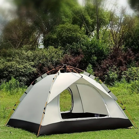 Tente de camping automatique 2-4 personnes – Installation rapide et imperméable pour randonnée et bivouac