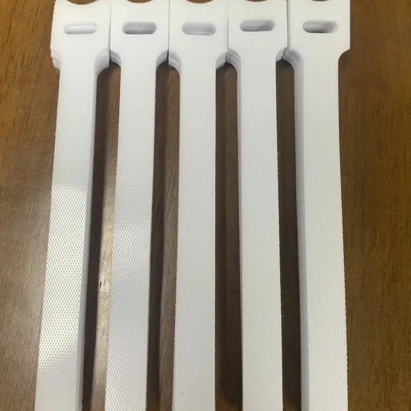 Attaches Réutilisables en Plastique Blanc – Sangles de Serrage Polyvalentes pour Câbles et Organisation