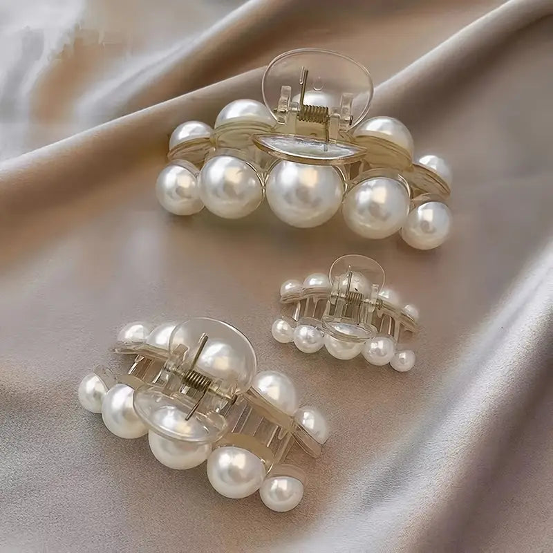 Pinces à Cheveux avec Perles – Accessoires Élégants et Féminins pour Chignons, Coiffures de Mariage