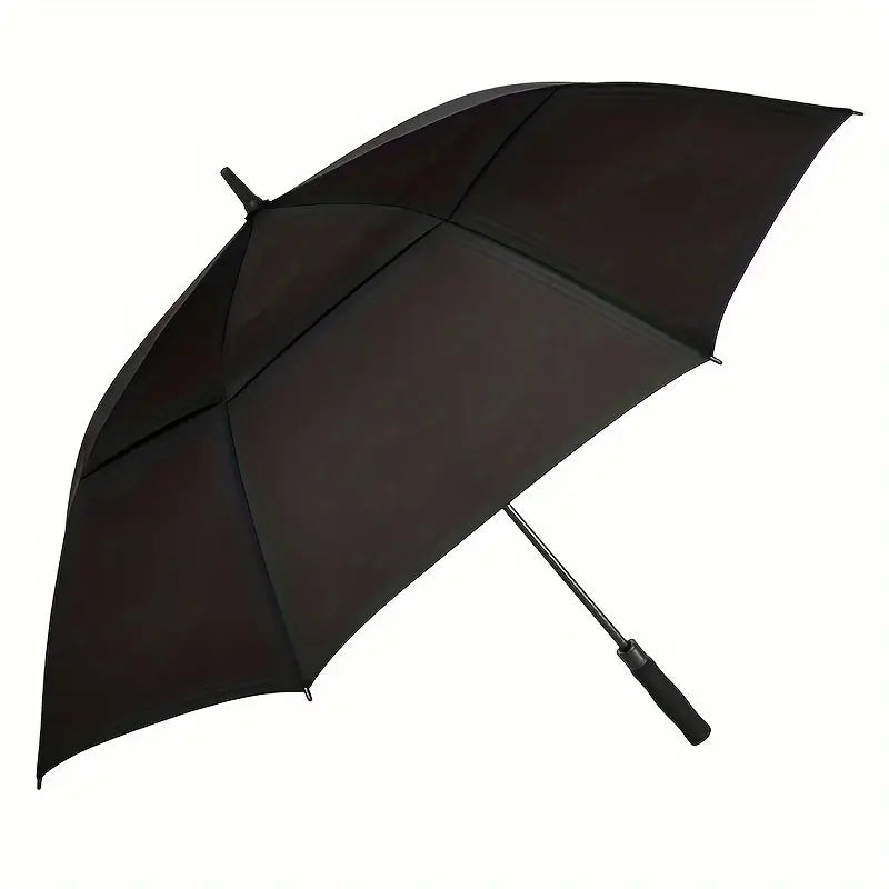 Parapluie noir grand format  Résistant au vent, élégant et durable
