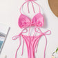 Bikini Femme 2 Pièces à Nouer – Maillot de Bain Triangle Dos Nu, Style Plage & Été Séduisant