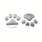 Autocollant Voiture Patte de Chien 3D Chromé – Décoration Adhesive Universelle