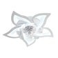 Ventilateur Plafonnier LED Design Fleur, coloris Blanc