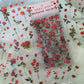 Stickers Fleurs Marguerites – Autocollants Transparents Naturels pour Papeterie, Scrapbooking, Journaling et DIY