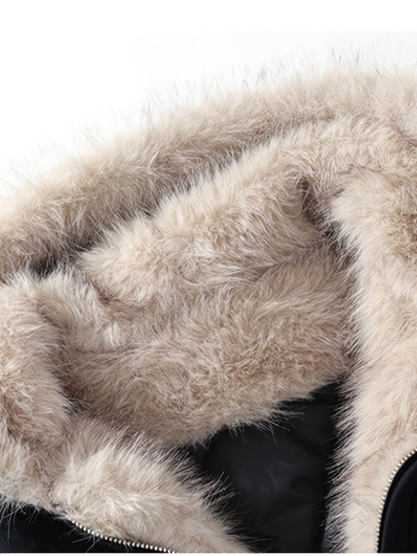 Veste d'hiver à capuche en polaire pour hommes grandes tailles