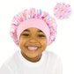 Bonnet de Nuit Enfant Satin – Chapeaux et Casquettes Colorés pour Filles | Protection Cheveux, Confort & Style