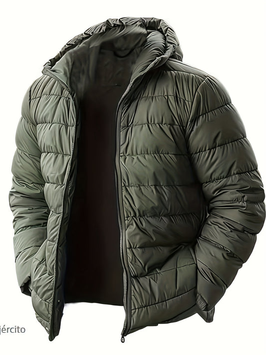 Fat Brother Plus Size Homme Extérieur Coupe-Vent Épaissi Chaud