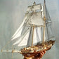 Maquette Bateau Voilier 3D en Bois – Kit de Construction Navire Historique avec Voiles, 30 cm