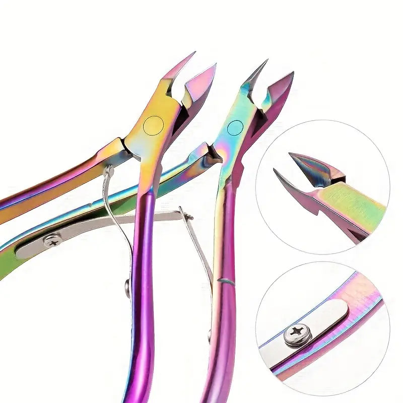 Coupe-Cuticules Professionnel en Acier Inoxydable – Pince de Précision pour Manucure et Pédicure