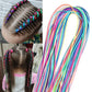 Fils Colorés pour Tresses et Coiffures Enfant – Accessoires Cheveux Fantaisie Multicolores