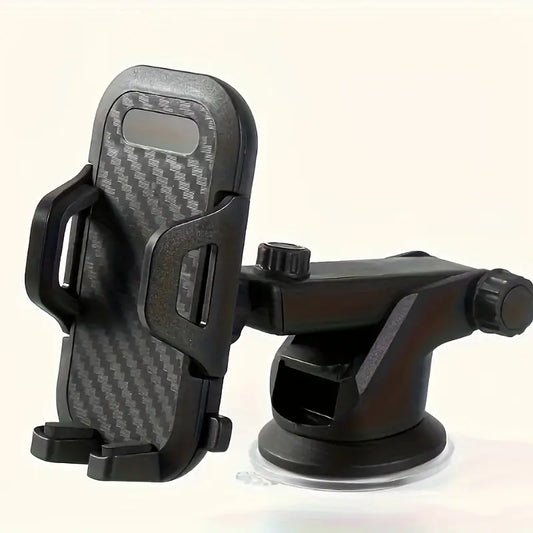 Support Téléphone Voiture Universel – Fixation Pare-Brise et Tableau de Bord avec Ventouse Puissante